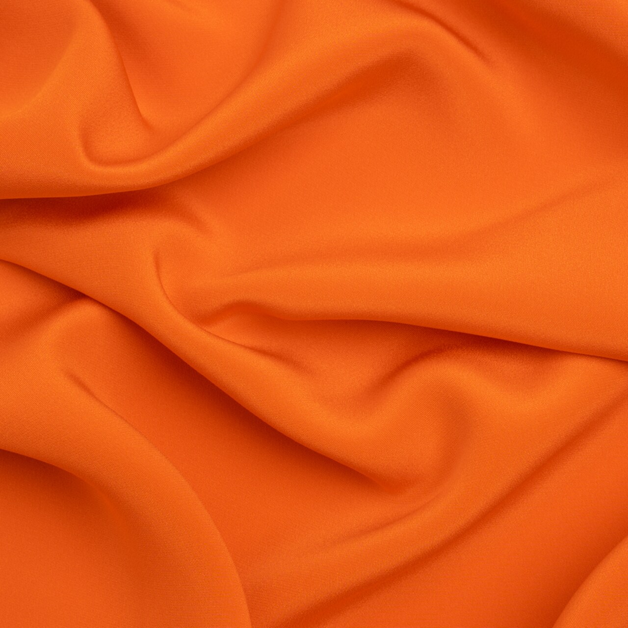 1 Yard Burnt Orange Silk 4 Ply Crepe 44" Wide Premium Fabric for Dresses & Bridal Wear